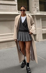 Zina mini skirt in Dark Grey