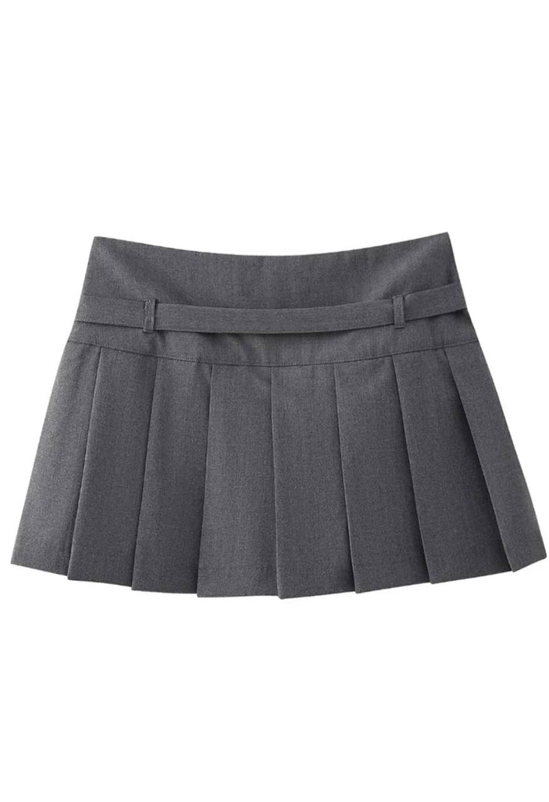 Zina mini skirt in Dark Grey