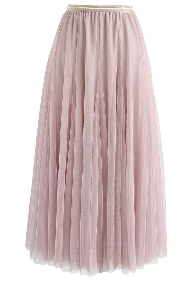 Isolda Tulle Skirt in Pink