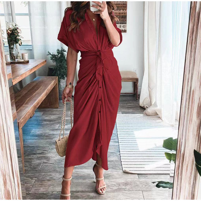 Red VIENNA MAXI DRESS (10 colors)