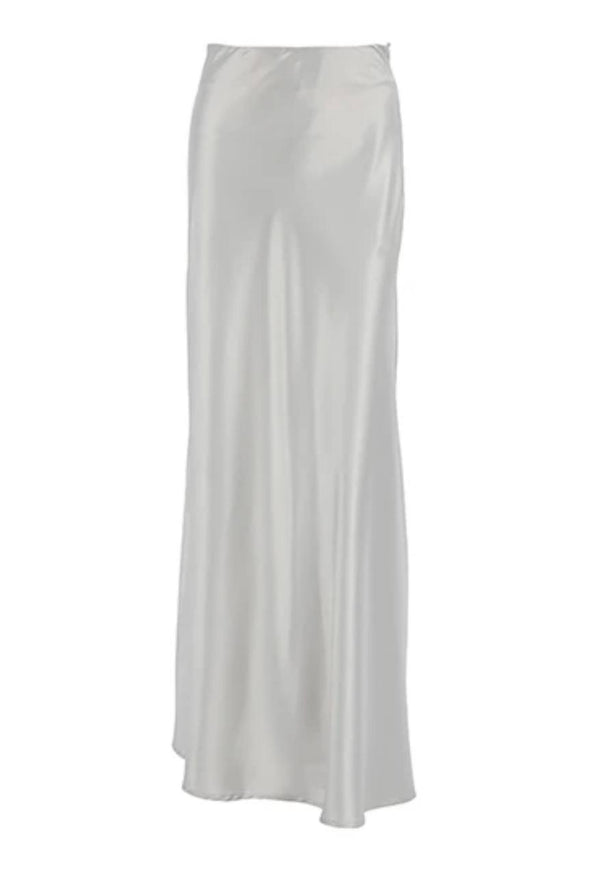 Wiva Maxi Skirt in Silver