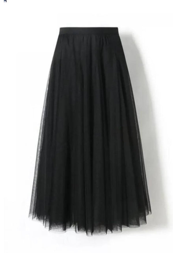 Alexa Tulle Skirt in Black