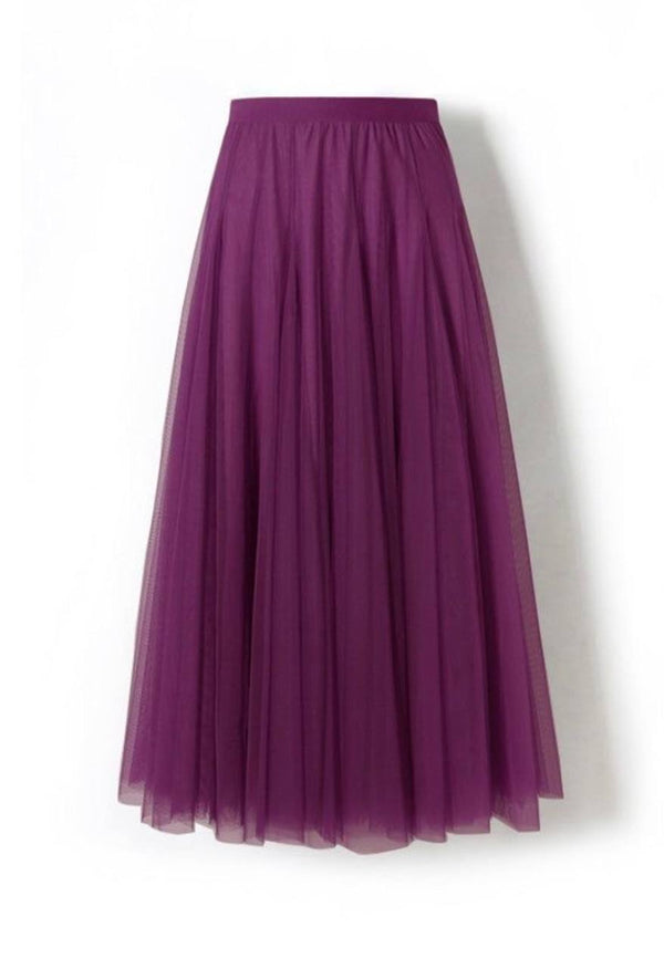 Alexa Tulle Skirt in Purple