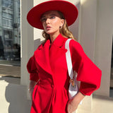 Red Mary Coat
