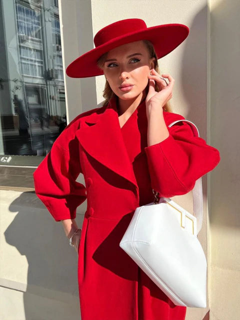 Red Mary Coat