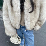 Baski Faux Fur Coat