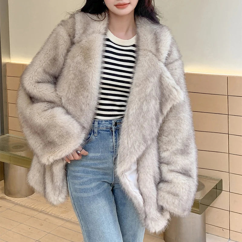 Georgia Faux Fur Coat