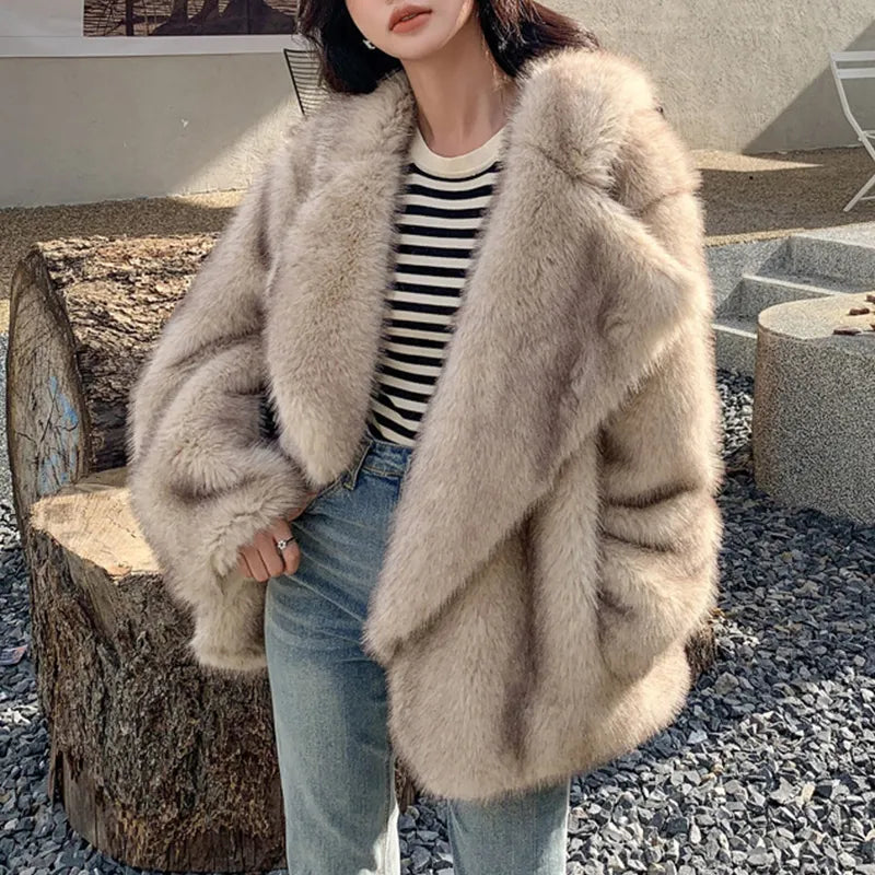 Georgia Faux Fur Coat