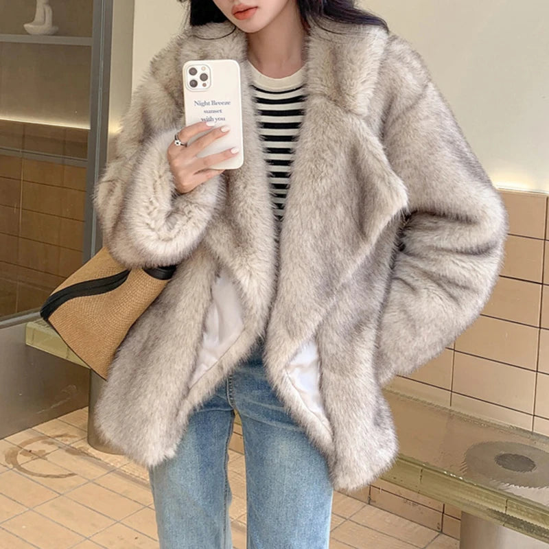 Georgia Faux Fur Coat