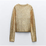 Sakur Gold Sweater