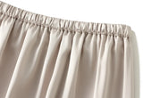 Karla Satin Skirt in Apricot