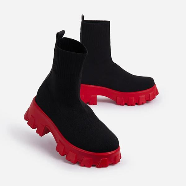 Red LUCIA BOOTS (6 COLORS)