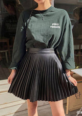 FARRAH PLEATED SKIRT