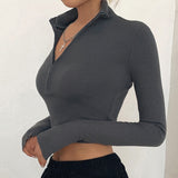 Solid color long sleeves