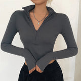 Solid color long sleeves