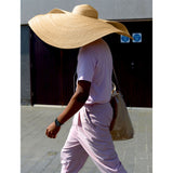 THERESA OVERSIZED STRAW-HAT