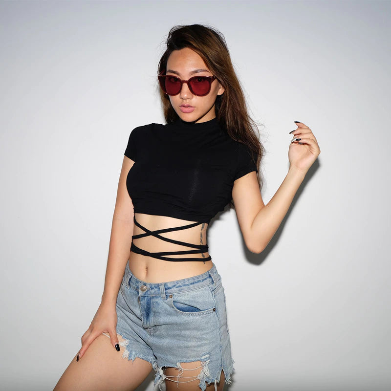 Black Crop Top