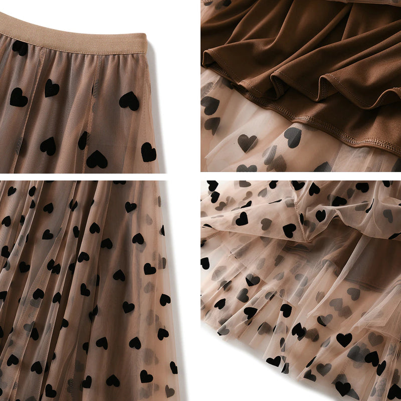 Heart Vintage skirt
