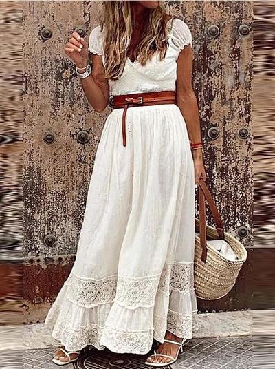 Embroidery Lace Dress