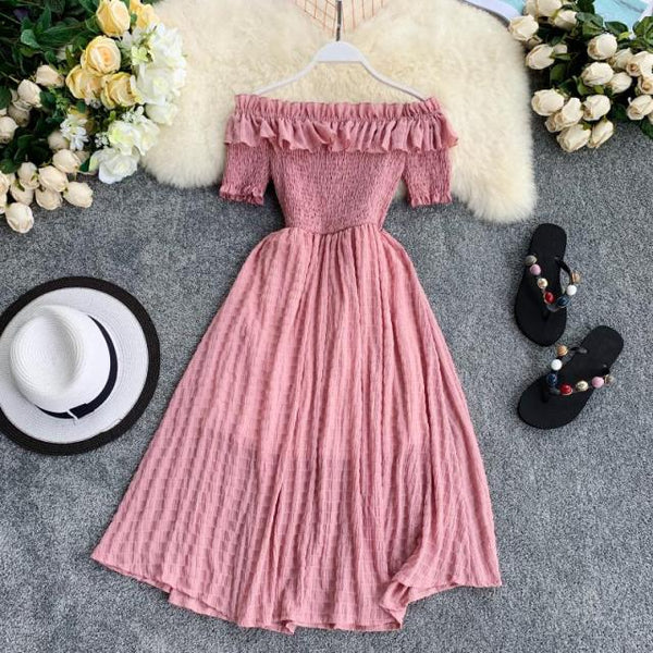 NINNO OFF-SHOULDER DRESS