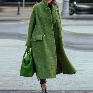 Green Print Coat